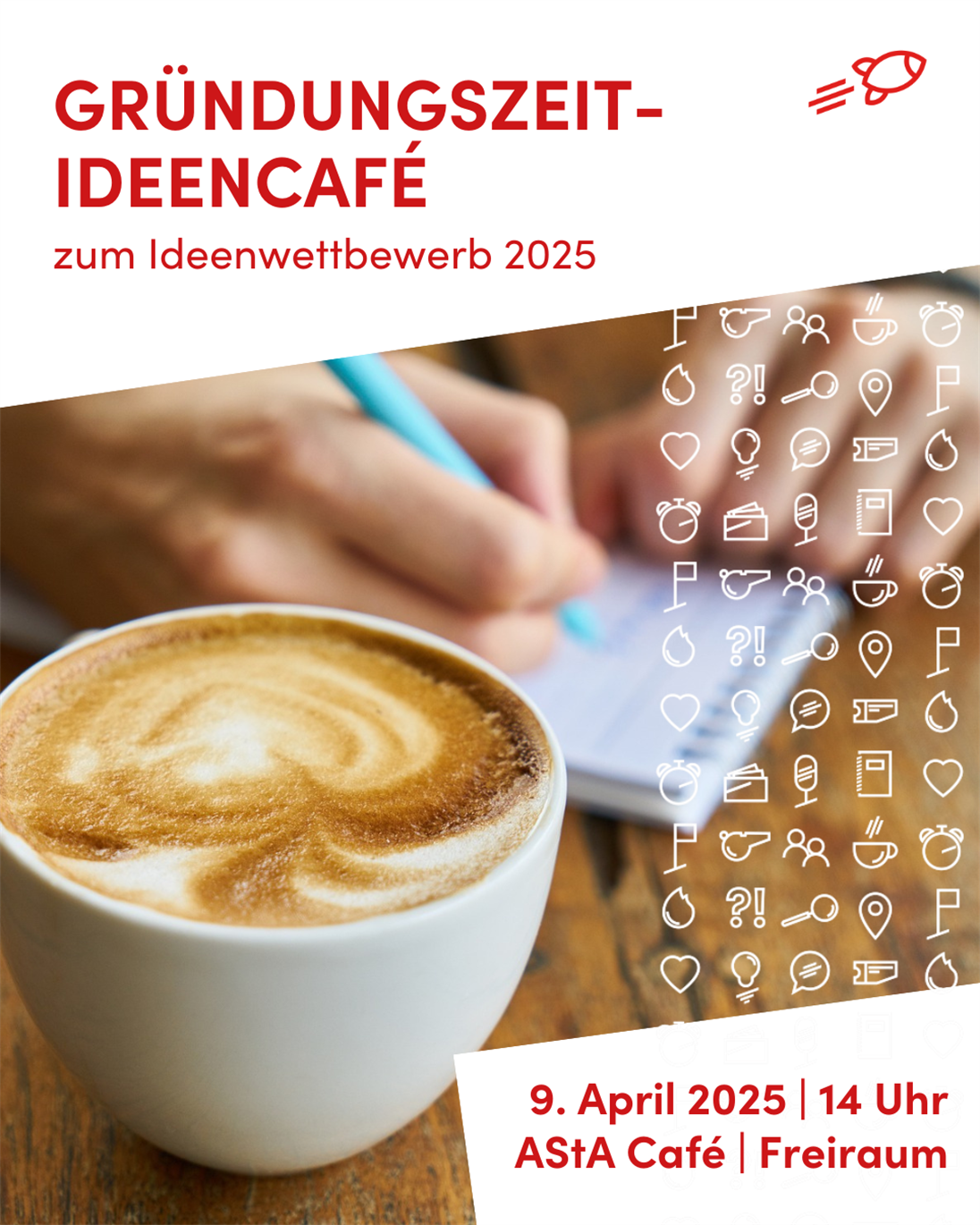 Ideencafé am 09.04.2025 um 14 Uhr im Café Freiraum